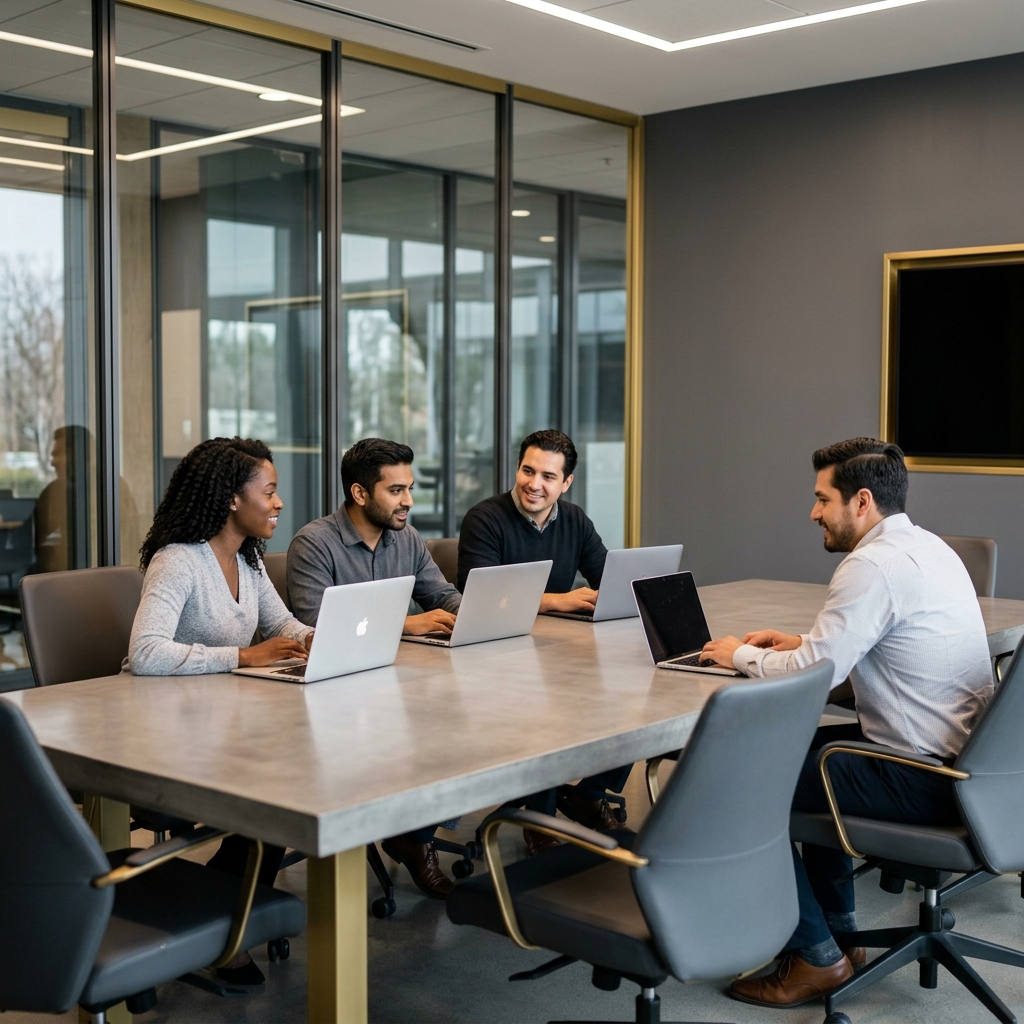 Engineering Team Collaborating